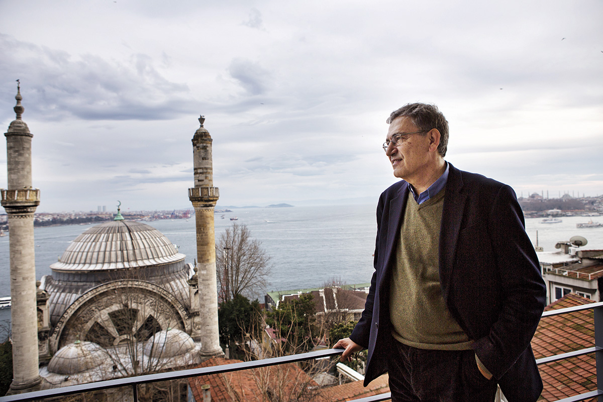 Orhan Pamuk İstanbul'da